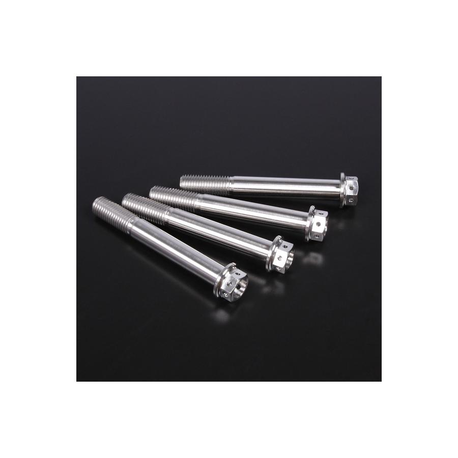 ZETA Z-チタン Cマウントボルトセット M10x75mm P1.25 w/H 4pcs|バイクパーツ・用品 ラバーマーク