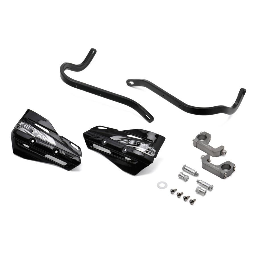 ジータ アーマーガードキット 28.6mmBar(U-CLAMP) XCプロテクター ブラック/ブラック F5350｜バイクパーツ・用品　ラバーマーク