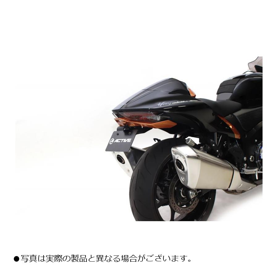 2021新商品 アクティブ フェンダーレスキット LEDナンバー灯付 ブラック HAYABUSA ハヤブサ 隼 1155044 fucoa.cl