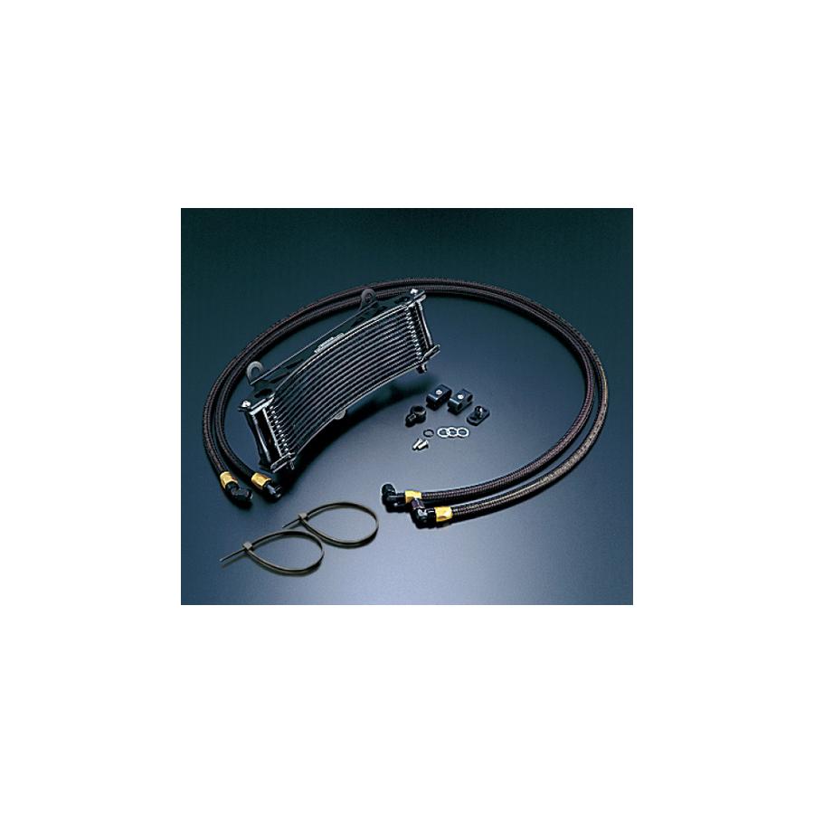 ACTIVE (アクティブ) OILクーラーKIT サイド廻し ラウンド#6 11-13R ブラック仕様 ZEPHYR1100/RS AC14048413B