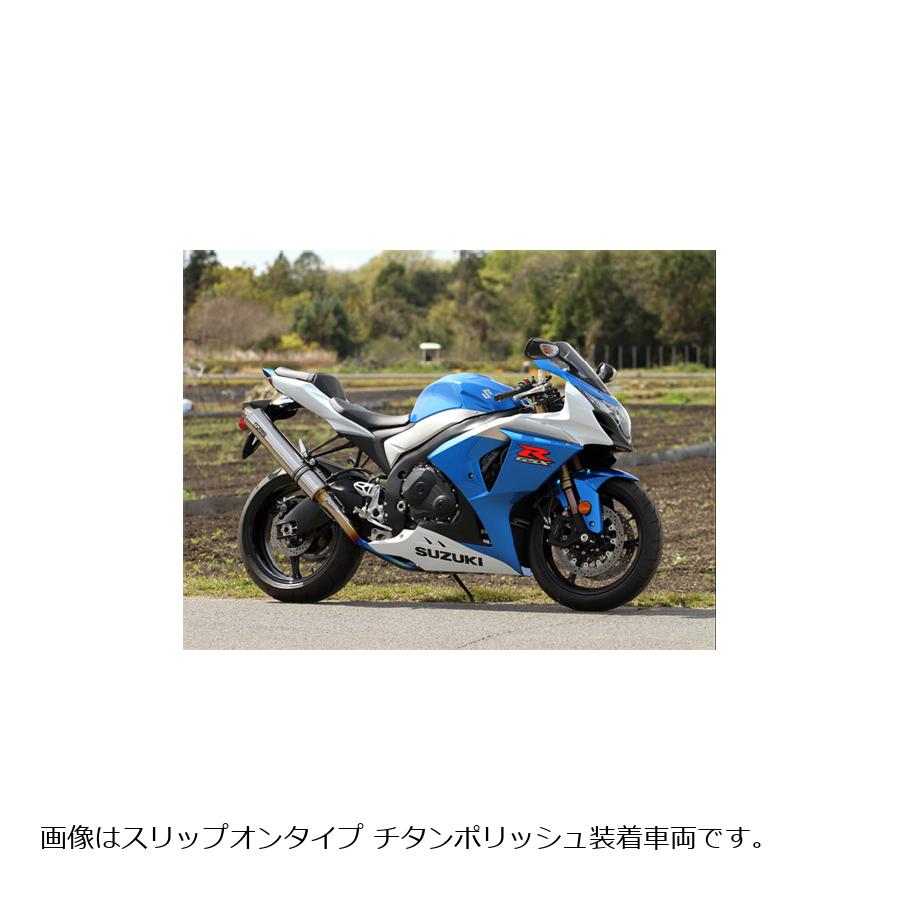 アールズギア GPスペック スリップオン オーバルチタンポリッシュ GSX-R1000 09-11 GS08-03OT｜バイクパーツ・用品　ラバーマーク