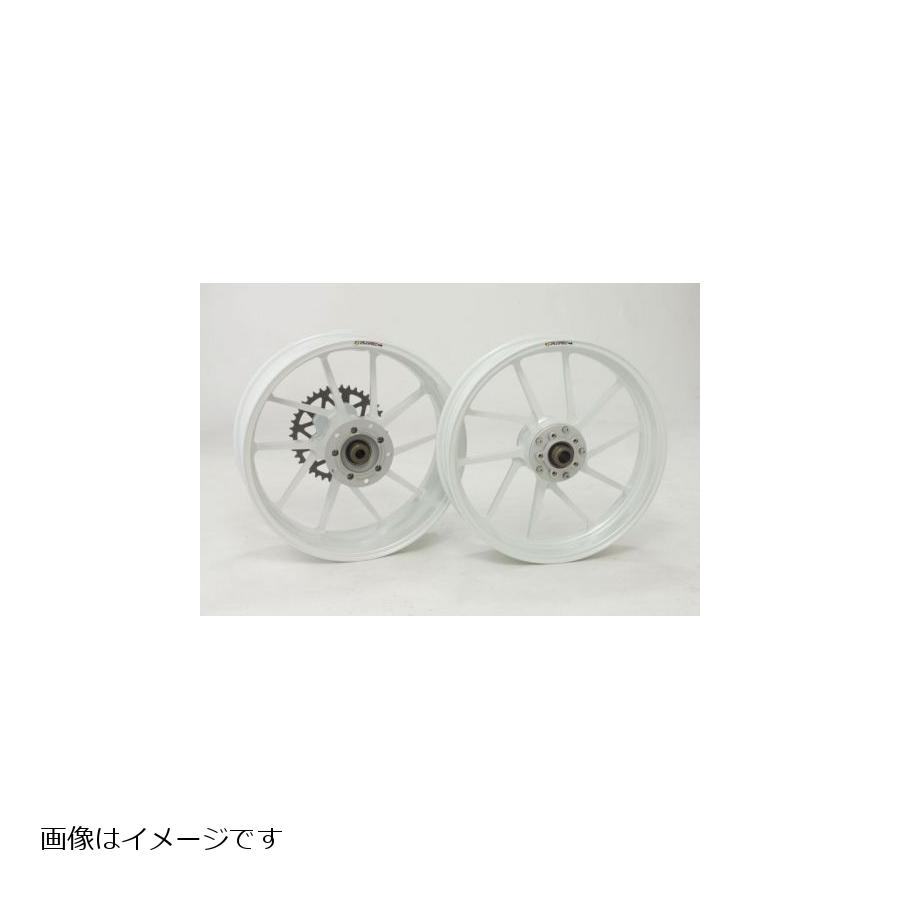 GALE SPEED (ゲイルスピード) リア ホイール 鍛造ホイール R550-17 ソリッドホワイト TYPE-R ZRX1200DAEG (リムセンター0mmオフセット チェーンライン5mmオフセット)|バイクパーツ・用品 ラバーマーク