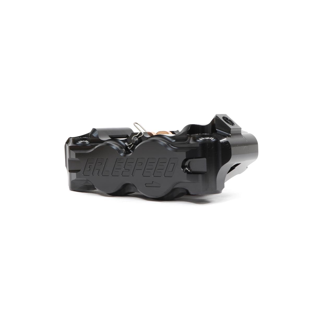 GALE SPEED (ゲイルスピード) ビレット フロント4Pキャリパー 右 Φ34-30 ブラック ラジアル 108mmピッチ GSBFCAR3430FB|バイクパーツ・用品 ラバーマーク