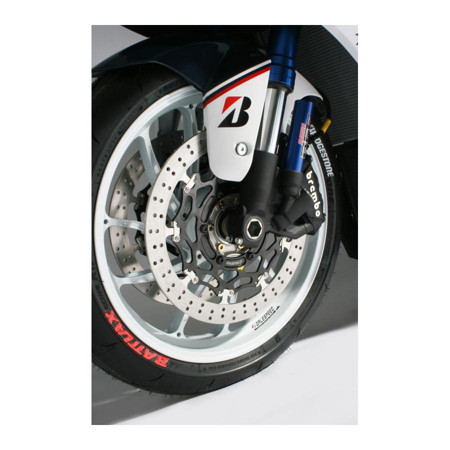 GALE SPEED (ゲイルスピード) クロスロックディスクローターFφ320 L T=5.5 F)GSX-R1000/GSX-R1000R|バイクパーツ・用品 ラバーマーク
