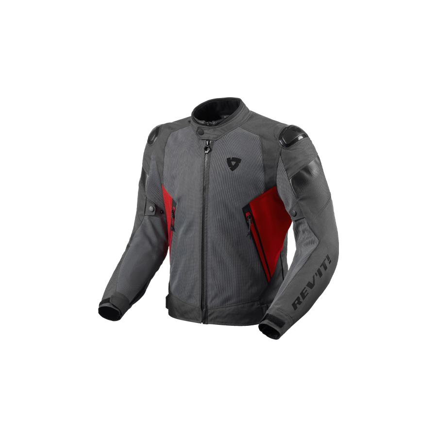 REVIT (レブイット) コントロール エア H2O ジャケット グレー/レッド S FJT360-3520-S｜バイクパーツ・用品　ラバーマーク