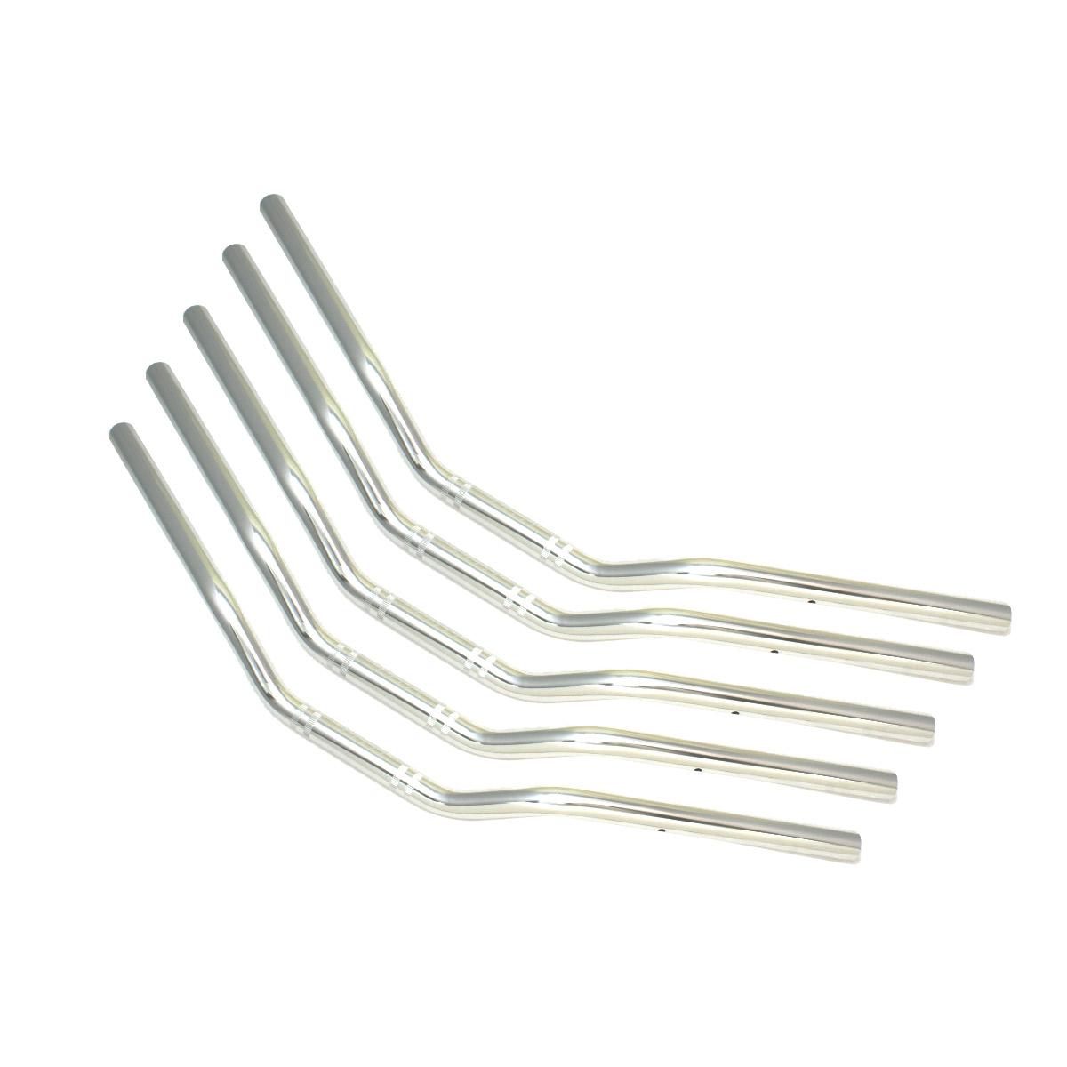 EFFEX (エフェックス) イージーフィットバーLow シルバー ZRX1200R/S 01-08 （5本セット品） EBL715S-5SET｜バイクパーツ・用品　ラバーマーク