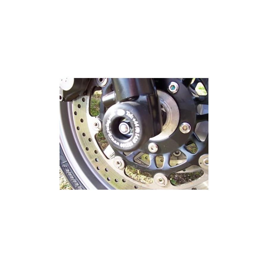 R&G (アールアンドジー) フォークプロテクター ブラック DAYTONA 600 [デイトナ] SPEEDFOUR 600[スピードフォア] TT600 DAYTONA650 RG-FP0013BK｜バイクパーツ・用品　ラバーマーク