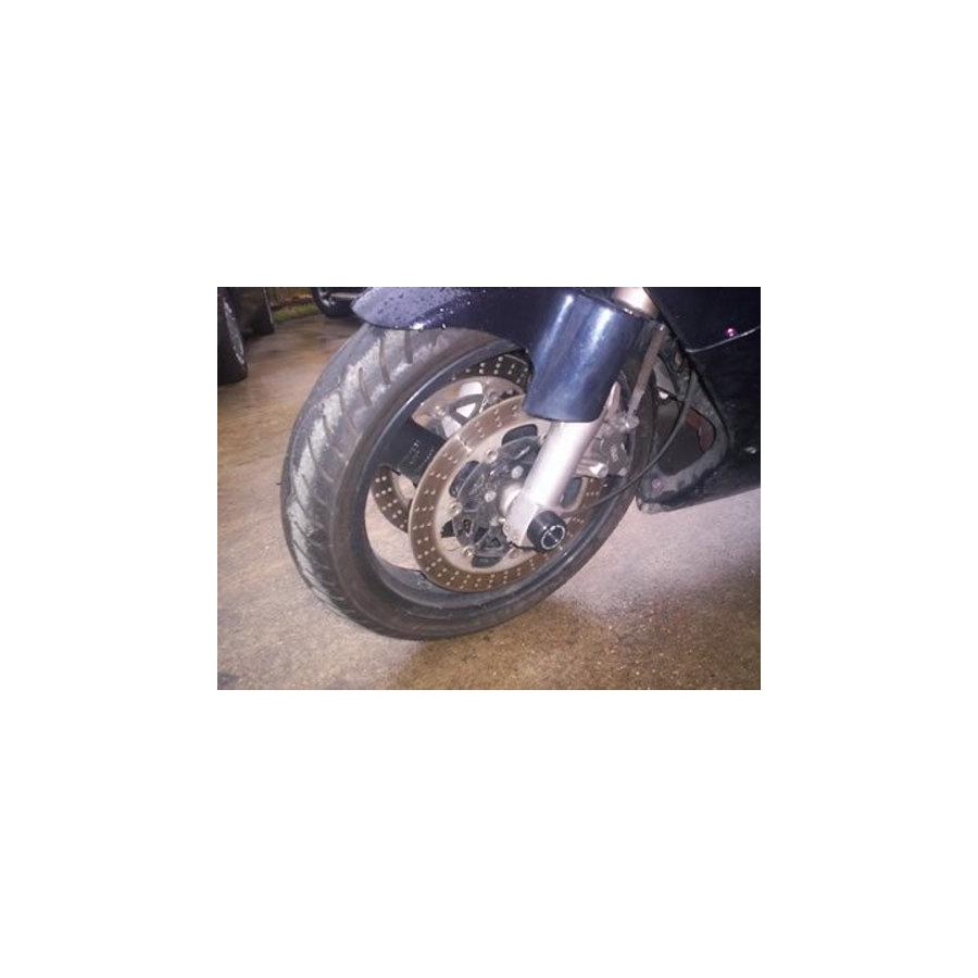 R&G (アールアンドジー) フォークプロテクター ブラック ZZR1200 ZZR1100[C型] Z1000[ZRT00A] ZXR750/R RG-FP0021BK｜バイクパーツ・用品　ラバーマーク