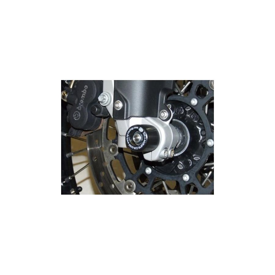 R&G (アールアンドジー) フォークプロテクター ブラック F800GS RG-FP0089BK｜バイクパーツ・用品　ラバーマーク