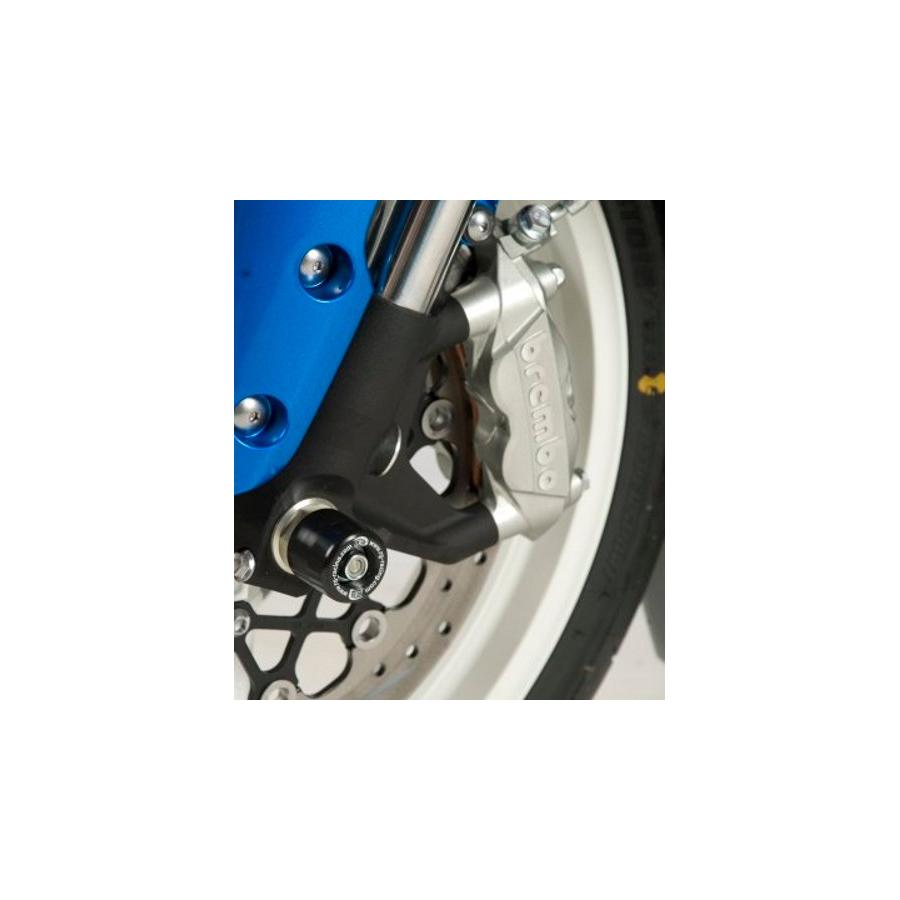 R&G (アールアンドジー) フォークプロテクター ブラック GSX-R750 GSX-R600 RG-FP0101BK|バイクパーツ・用品 ラバーマーク