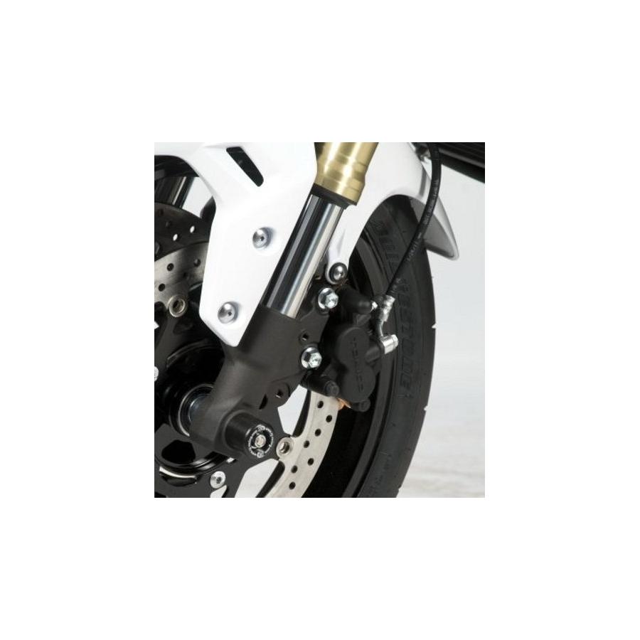 R&G (アールアンドジー) フォークプロテクター ブラック GSR750 RG-FP0105BK|バイクパーツ・用品 ラバーマーク
