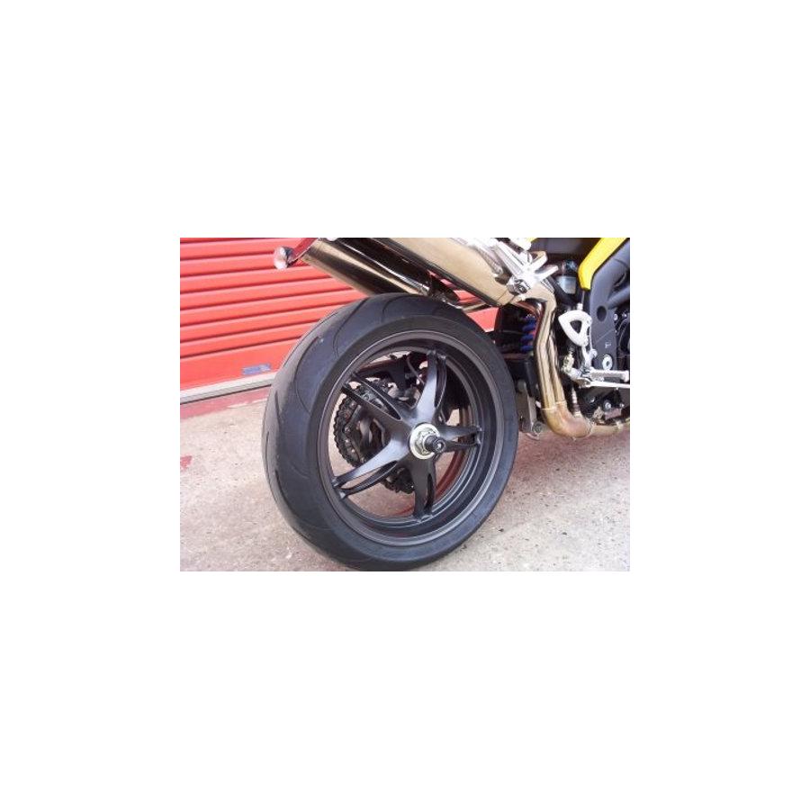 R&G (アールアンドジー) スピンドルスライダー ブラック DAYTONA 600[デイトナ] SPEEDFOUR 600[スピードフォア] TT600 DAYTONA650 RG-SS0001BK｜バイクパーツ・用品　ラバーマーク