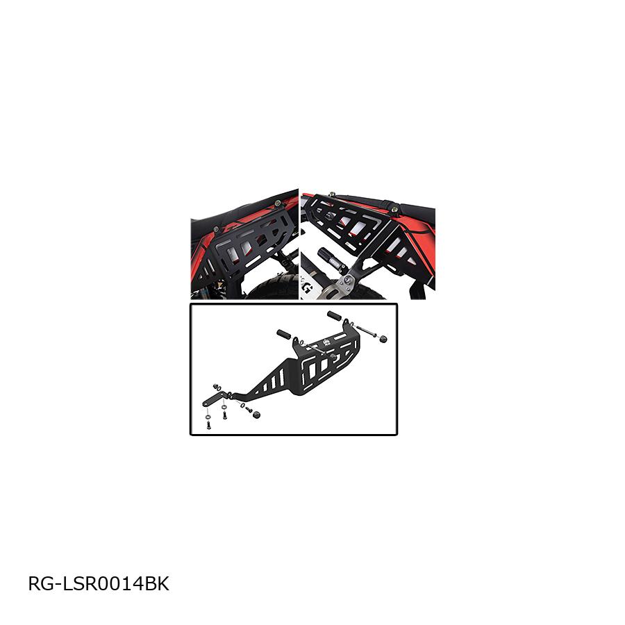 R&G (アールアンドジー ) ラゲッジサイドレール:ブラック Himalayan450 RG-LSR0014BK|バイクパーツ・用品 ラバーマーク
