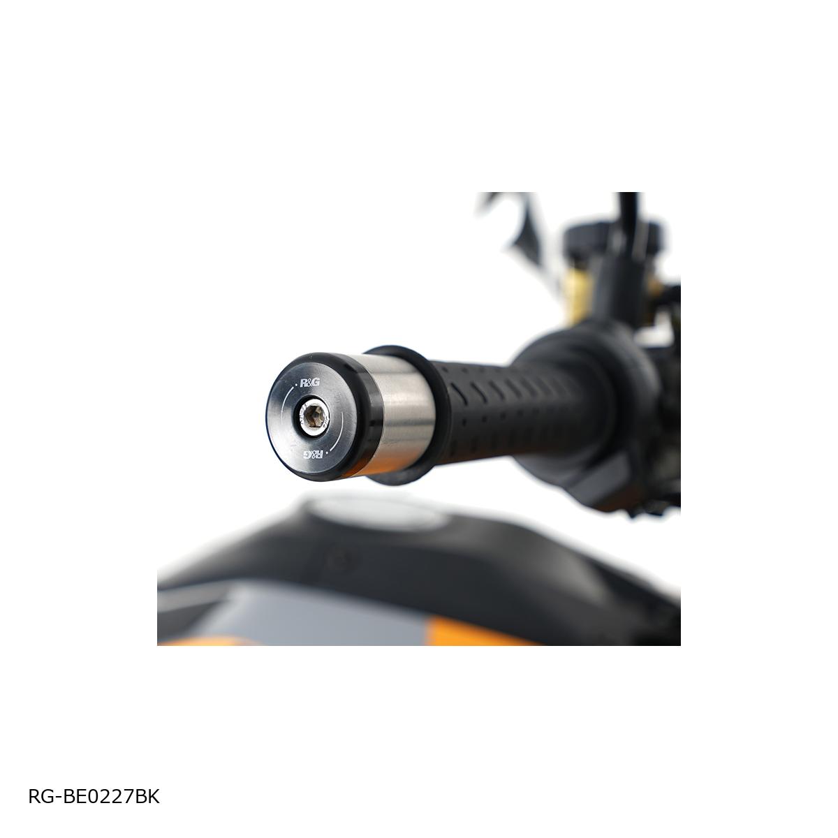 R&G (アールアンドジー ) Bar End Sliders: Stelvio RG-BE0227BK｜バイクパーツ・用品　ラバーマーク 8,658円