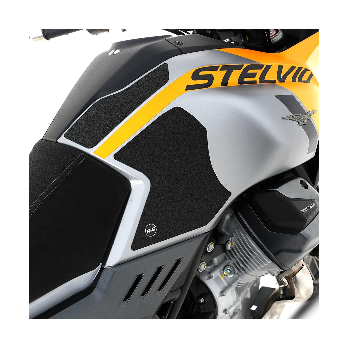 R&G (アールアンドジー ) タンクトラクショングリップ ブラック Stelvio RG-EZRG2102BL