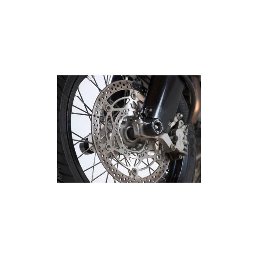 R&G (アールアンドジー) フォークプロテクター ブラック DR-Z400SM RG-FP0127BK｜バイクパーツ・用品　ラバーマーク