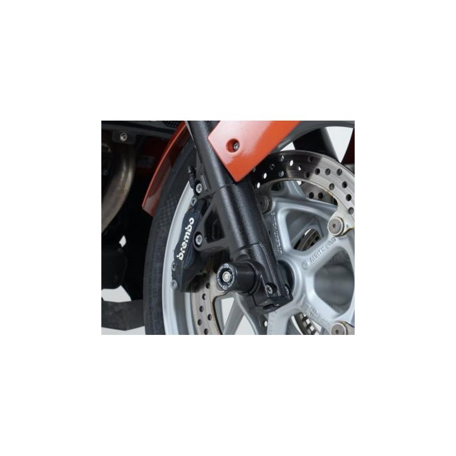 R&G (アールアンドジー) フォークプロテクター ブラック F800GT RG-FP0141BK|バイクパーツ・用品 ラバーマーク