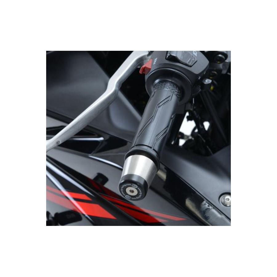 R&G (アールアンドジー) バーエンドスライダー ブラック YZF-R25 YZF-R3 MT-25 RG-BE0082BK｜バイクパーツ・用品　ラバーマーク