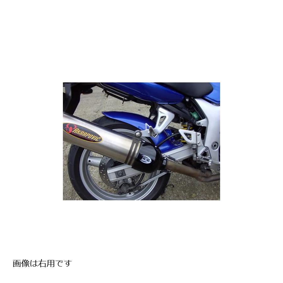 R&G (アールアンドジー ) エキゾーストプロテクター ブラック Oval Exhaust 左側 RG-EP0004BK1｜バイクパーツ・用品　ラバーマーク