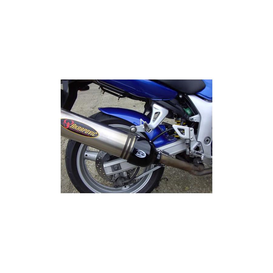 R&G (アールアンドジー ) エキゾーストプロテクター ブラック Oval Exhaust 右側 RG-EP0004BK2|バイクパーツ・用品 ラバーマーク