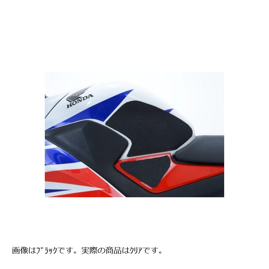 R&G (アールアンドジー) トラクションパッド PVC クリア CBR300R RG-EZRG324CL|バイクパーツ・用品 ラバーマーク