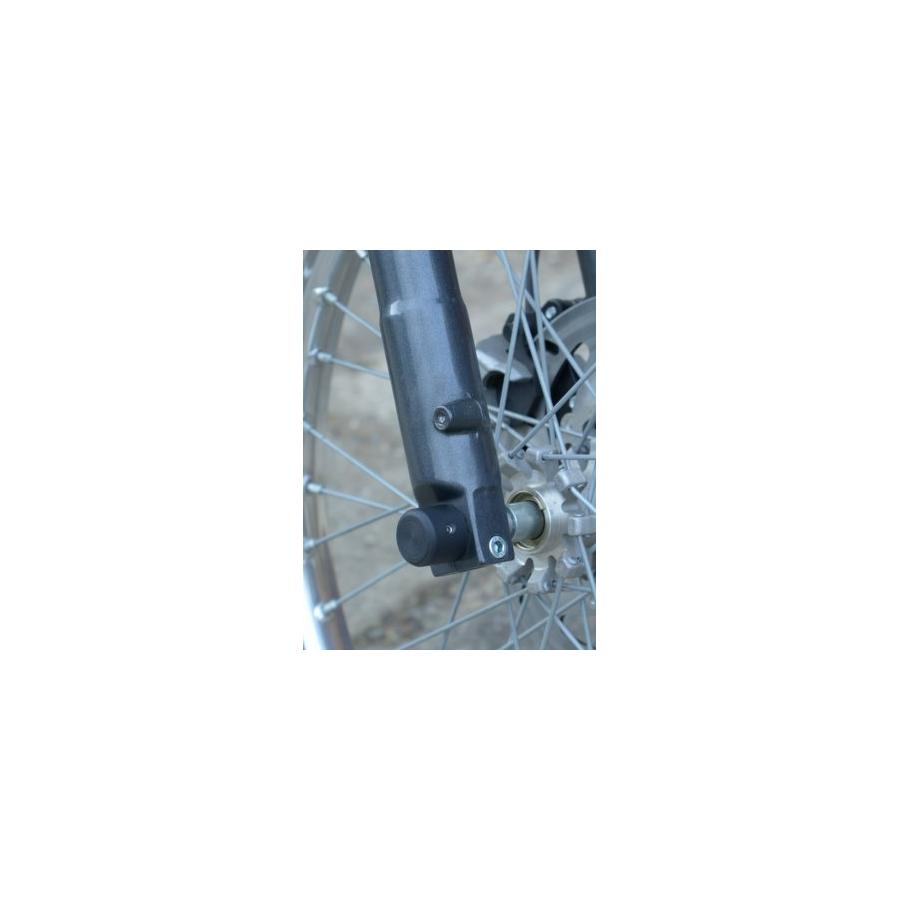 R&G (アールアンドジー) フォークプロテクター ブラック Rieju Marathon RG-FP0136BK|バイクパーツ・用品 ラバーマーク