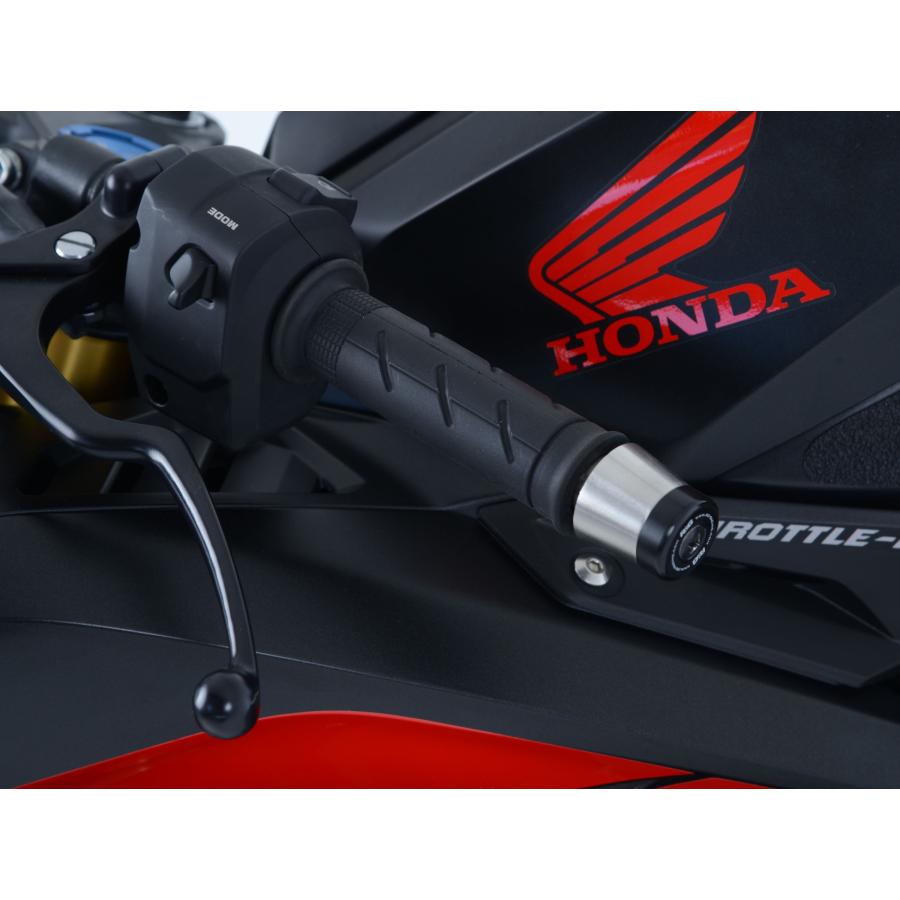 R&G (アールアンドジー) バーエンドスライダー ブラック CBR250RR RG-BE0108BK|バイクパーツ・用品 ラバーマーク