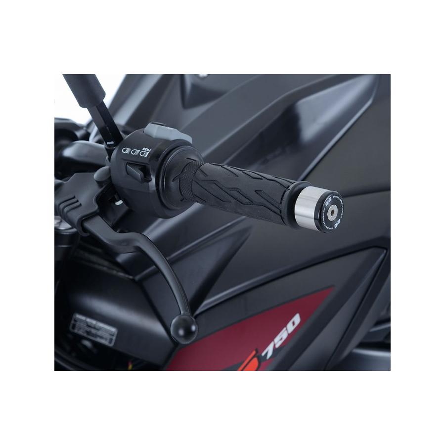 R&G (アールアンドジー) バーエンドスライダー ブラック GSX-R1000/R RG-BE0109BK|バイクパーツ・用品 ラバーマーク