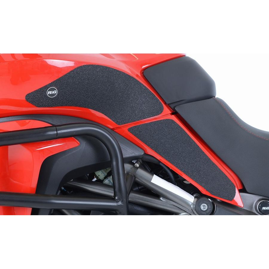 R&G (アールアンドジー) トラクションパッド ブラック 950Multistrada RG-EZRG219BL|バイクパーツ・用品 ラバーマーク
