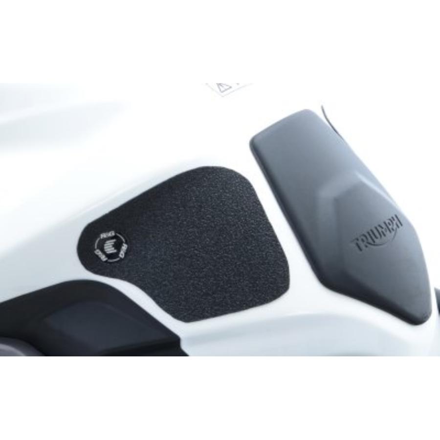 R&G (アールアンドジー) トラクションパッド ブラック TRIUMPH Tiger800 XCX/XRX|バイクパーツ・用品 ラバーマーク