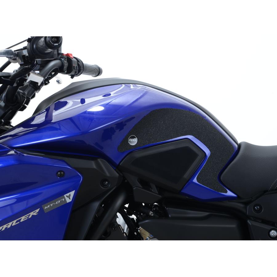 R&G (アールアンドジー) トラクションパッド ブラック MT-07 TRACER|バイクパーツ・用品 ラバーマーク