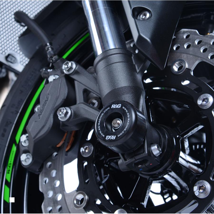 R&G (アールアンドジー) フォークプロテクター ブラック Z900/Z900RS｜バイクパーツ・用品　ラバーマーク