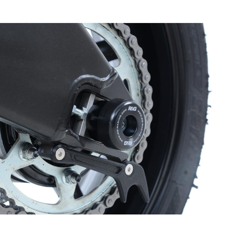 R&G (アールアンドジー) スイングアームプロテクター ブラック YZF-R6 RG-SP0078BK|バイクパーツ・用品 ラバーマーク