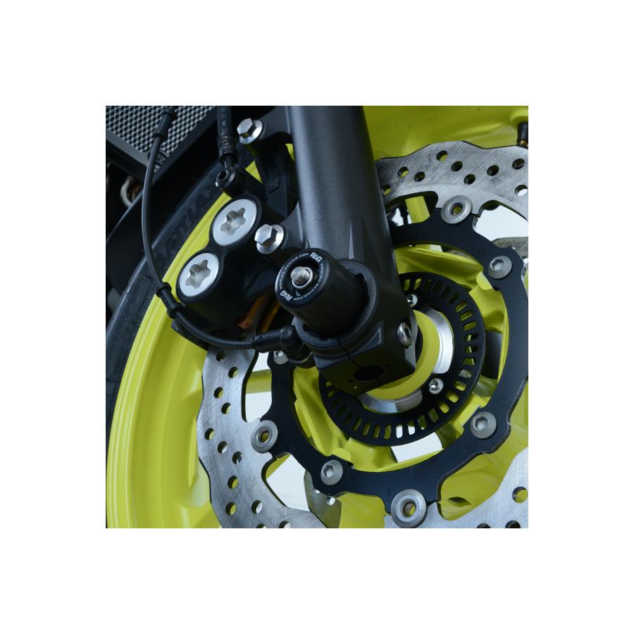 R&G (アールアンドジー) フォークプロテクター ブラック MT-07 RG-FP0206BK｜バイクパーツ・用品　ラバーマーク