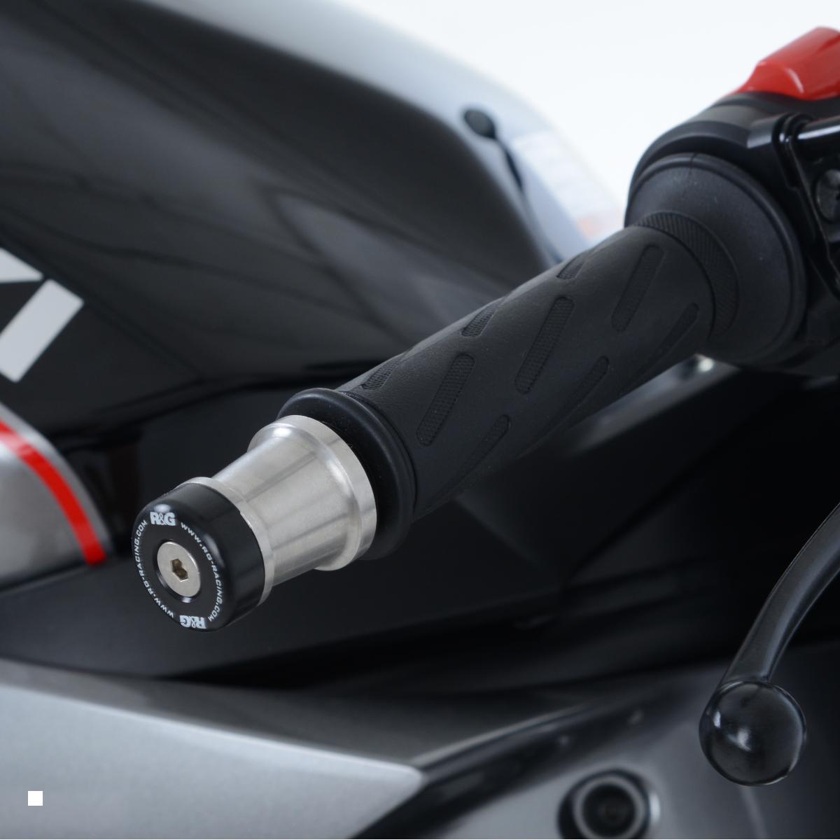 R&G (アールアンドジー) バーエンドスライダー ブラック SUZUKI SV650 SV650X RG-BE0118BK|バイクパーツ・用品 ラバーマーク
