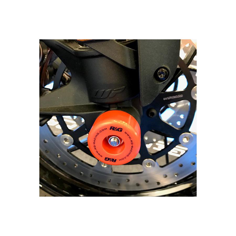 R&G (アールアンドジー) フォークプロテクター オレンジ KTM 990R Super Duke(Special Edition) RG-FP0072OR｜バイクパーツ・用品　ラバーマーク