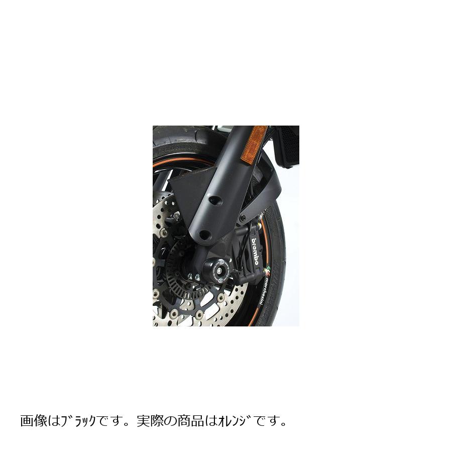 R&G (アールアンドジー) フォークプロテクター オレンジ KTM 690 SMC/SMCR/Enduro, all years RG-FP0148OR|バイクパーツ・用品 ラバーマーク