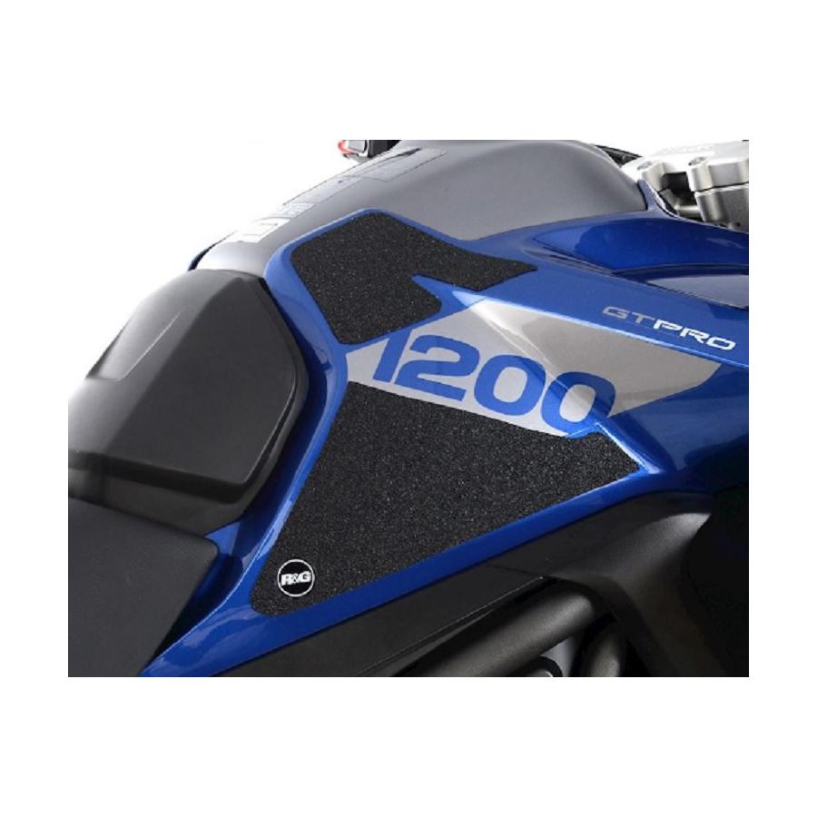 R&G (アールアンドジー ) トラクションパッド ブラック TRIUMPH Tiger1200GT/Pro/Explorer Rally/Pro/Explorer RG-EZRG828BL|バイクパーツ・用品 ラバーマーク