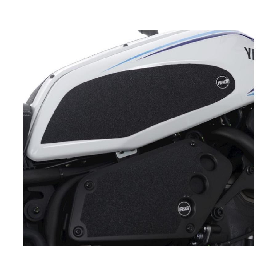 R&G (アールアンドジー ) トラクションパッド ブラック XSR700 RG-EZRG943BL|バイクパーツ・用品 ラバーマーク