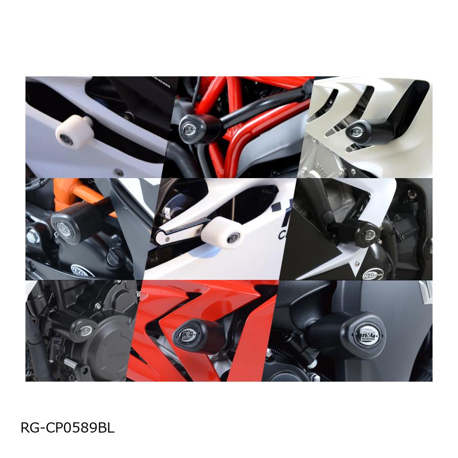 R&G (アールアンドジー ) No-cut Frame Sliders APEX:ブラック S1000RR M1000RR カウル加工無 RG-CP0589BL｜バイクパーツ・用品　ラバーマーク