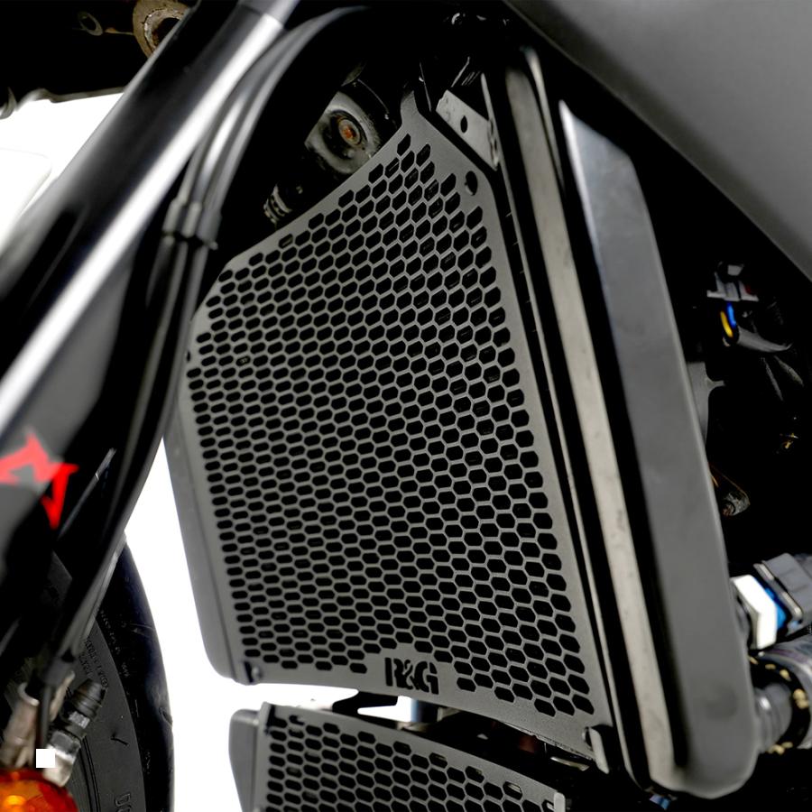 R&G (アールアンドジー ) Pro Radiator Guard:ブラック Brutale800RR RG-RAD0322PROBK