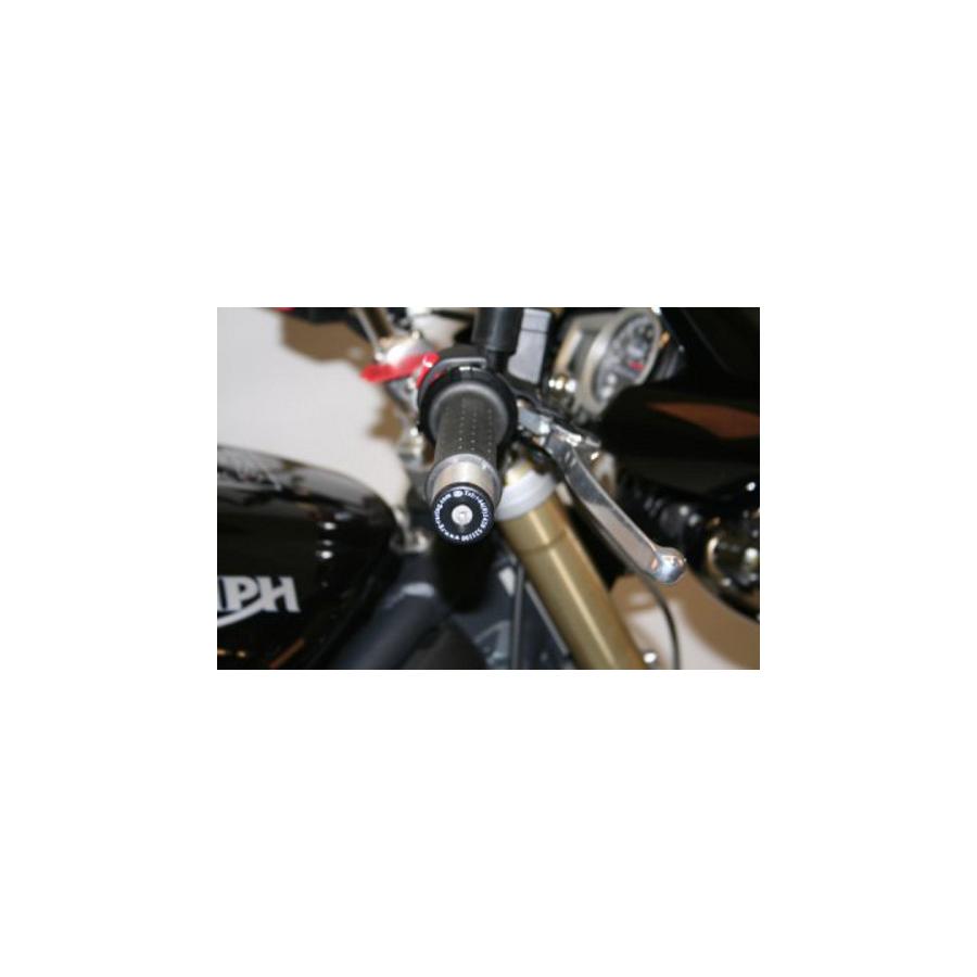 R&G (アールアンドジー) バーエンドスライダー ブラック TRIUMPH DAYTONA600/650・THRUXTON Street Triple675|バイクパーツ・用品 ラバーマーク
