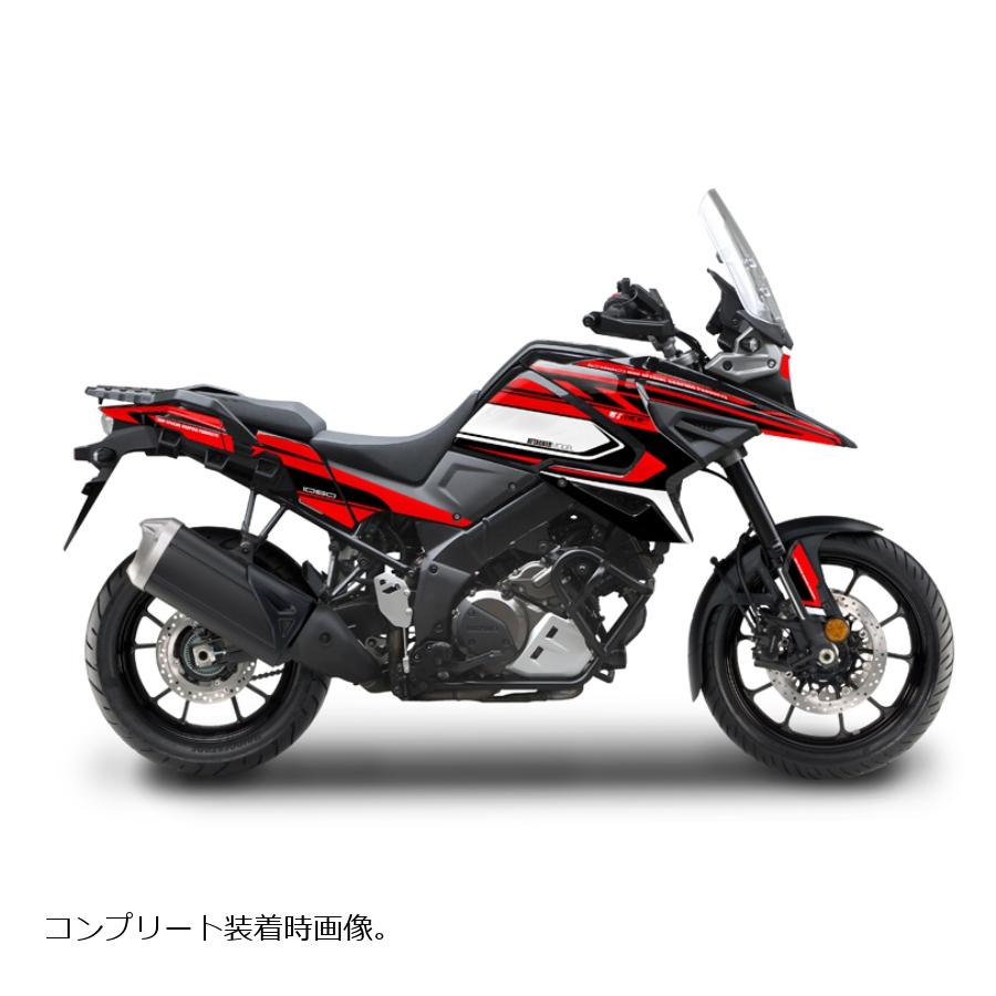 最大42%OFFクーポン MDF エムディーエフ アタッカー デカール ステッカー フロントトップ V-Strom 1050 レッド fucoa.cl