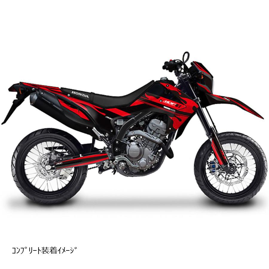 期間限定 MDF エムディーエフ ファイアー デカール ステッカー コンプリートレッド CRF250M fucoa.cl