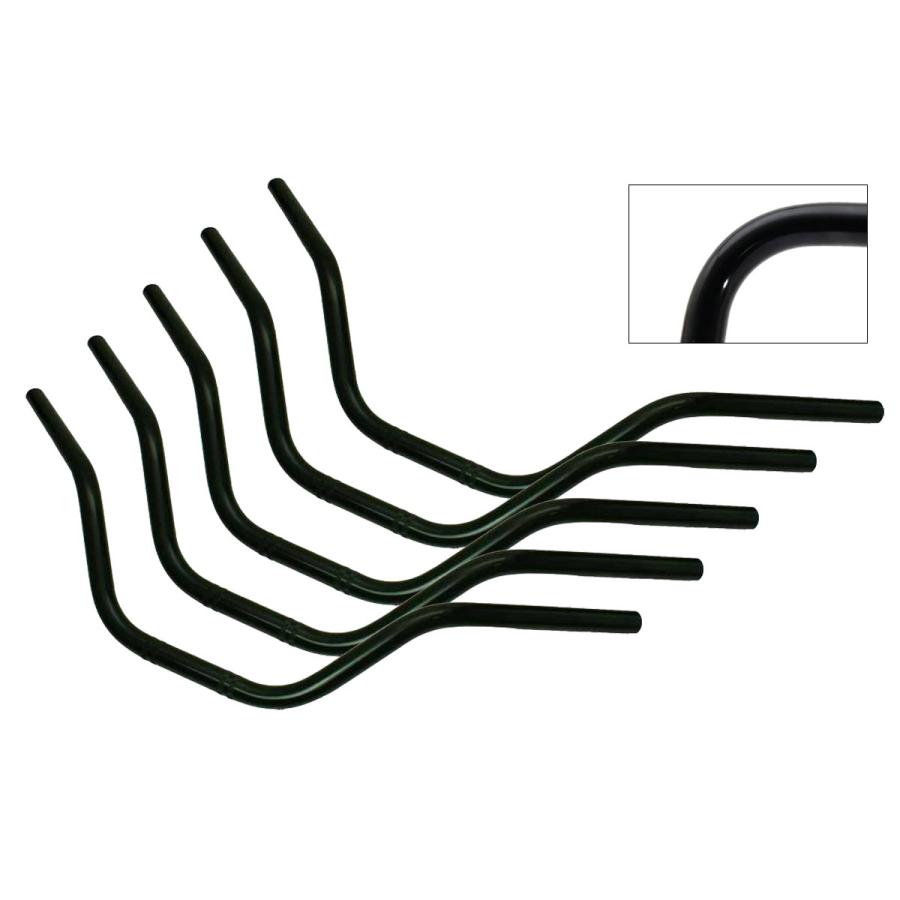 EFFEX (エフェックス) EZ FIT BAR 50mmバック ブラック FXDL 08-13 （5本セット品） EHD201-50B-5SET