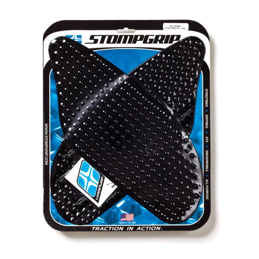 ストンプグリップ トラクションパッドタンクキット ブラック VOLCANO GSXR600/750 04-05 55-10-0048B