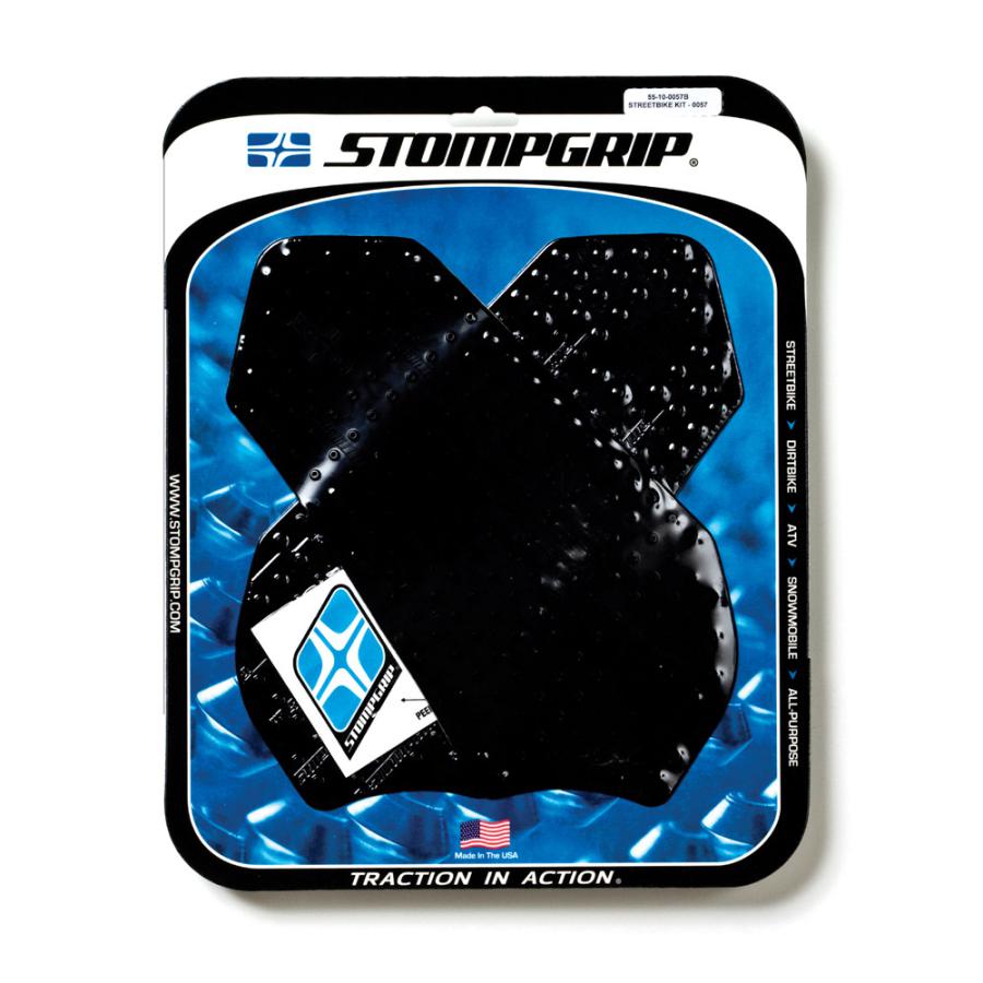 ストンプグリップ トラクションパッドタンクキット ブラック VOLCANO GSXR600/750 11-20 55-10-0057B