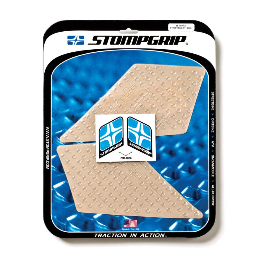 STOMPGRIP (ストンプグリップ) トラクションパッドタンクキット クリア VOLCANO 125/200DUKE/950/990ADV 55-10-0062C