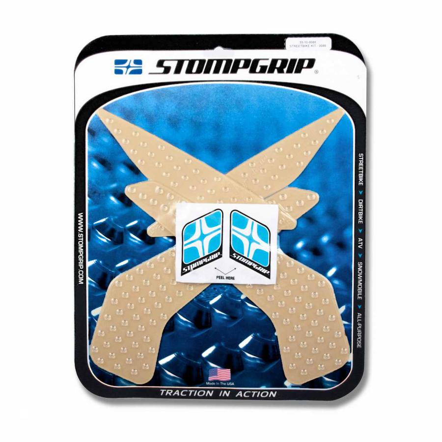 STOMPGRIP (ストンプグリップ) トラクションパッドタンクキット クリア VOLCANO CRF250L CRF250M 55-10-0088C