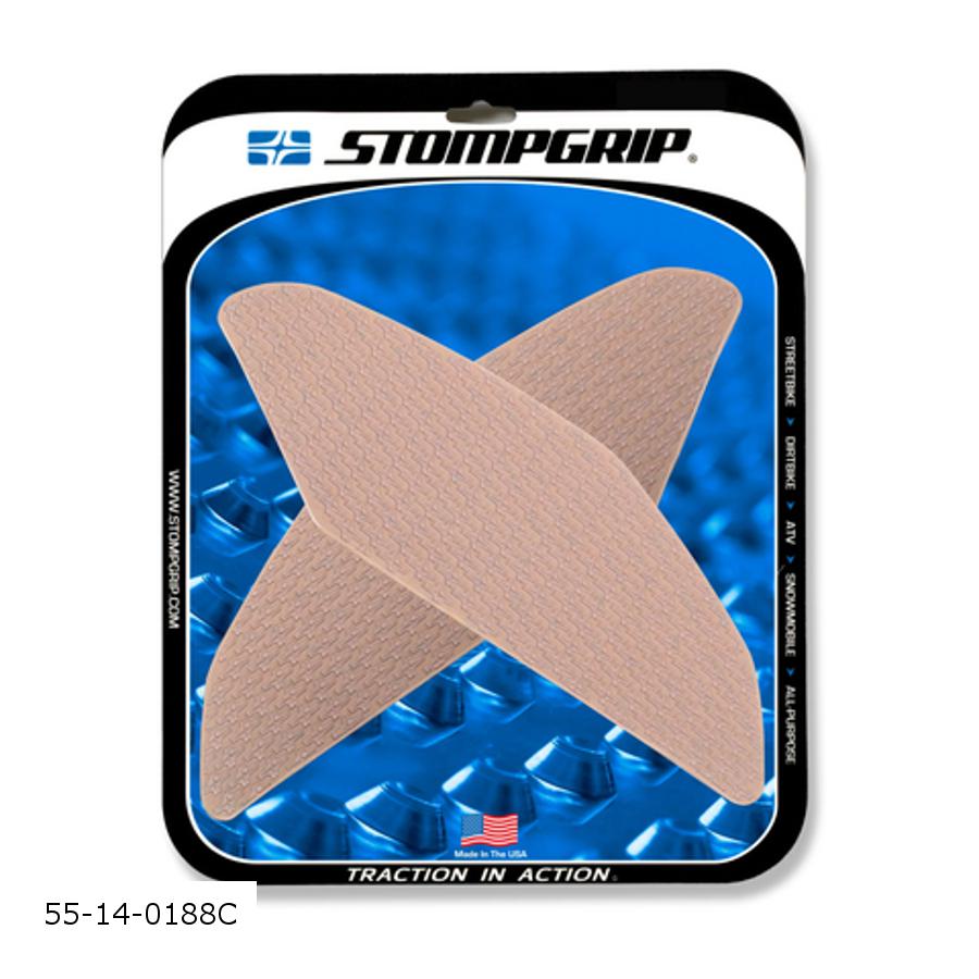 STOMPGRIP (ストンプグリップ) トラクションパッドタンクキット クリア ICON GSX-S1000/GT 55-14-0188C｜バイクパーツ・用品　ラバーマーク